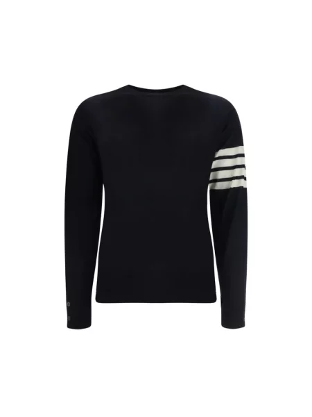 Sweter Thom Browne wełniany niebieski