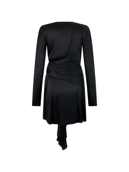 Rochie mini Alberta Ferretti drapată negru