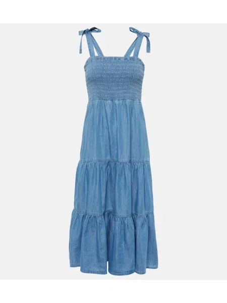 Rochie midi Veronica Beard până la genunchi de costum albastru