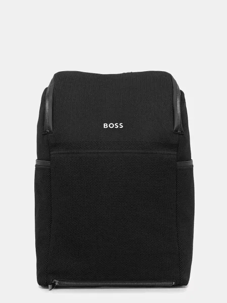 Раница BOSS голям с изчистен дизайн черно