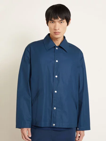 Kurtka Jil Sander niebieska