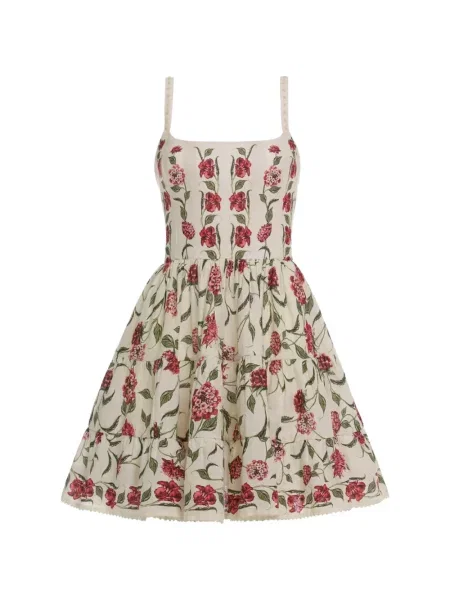 Rochie mini Agua By Agua Bendita cu model floral de costum mini