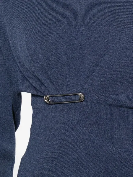 Top Lanvin tricotate albastru