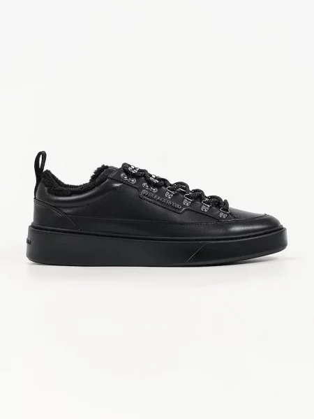 Karl Lagerfeld Flint sneakers pentru bărbați din piele negru