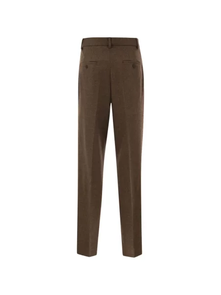 Pantaloni Weekend Max Mara de lână maro