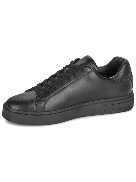 Sneakerși Armani Exchange din piele negru