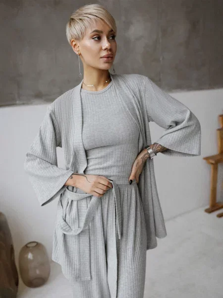 Халат Leinle сірий