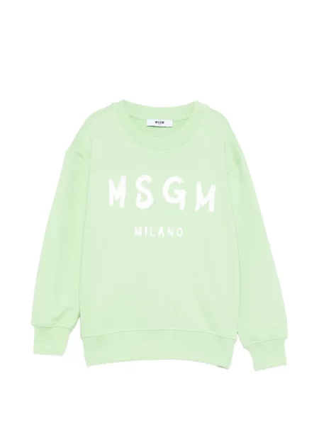 Bluza dziecięca Msgm zielona