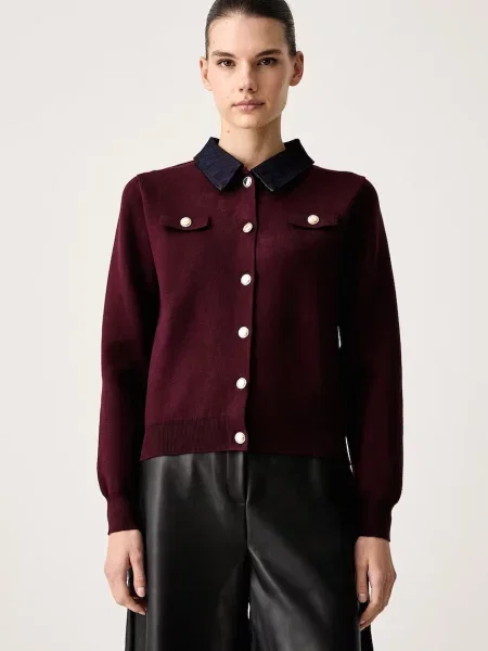 Morgan Cardigan Vișiniu