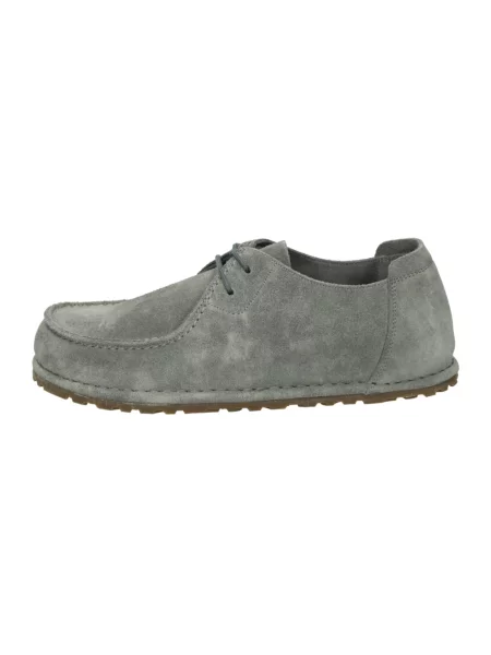 Botki Birkenstock zamszowe szare