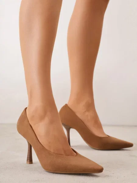 Pantofi stiletto Coralato deschis maro