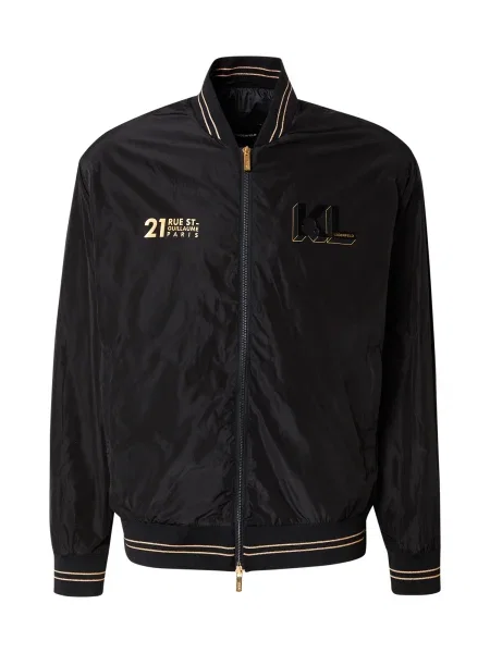 Karl Lagerfeld Prehodna jakna zlata črna