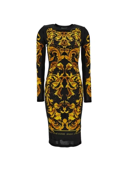 Sukienka jeansowa Versace Jeans Couture czarna