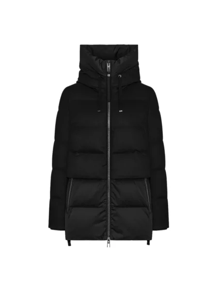 Krótka parka Duno czarna