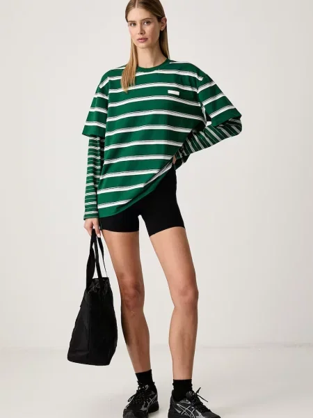 Tricou cu mânecă lungă P.e Nation verde