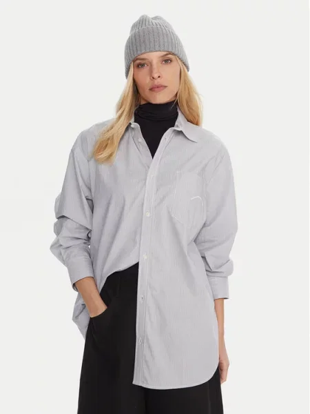 G-Star Raw Koszula Błękitny Oversize niebieska