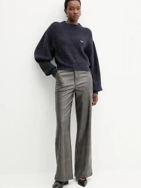 Rotate sweter z wełną 0 granatowy