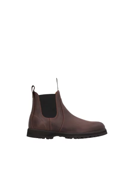 Botki Jacquemus skórzane brązowe