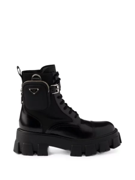 Botine Prada din piele negru