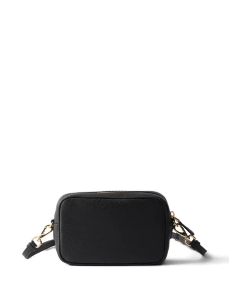 Кожаный боди Prada черно