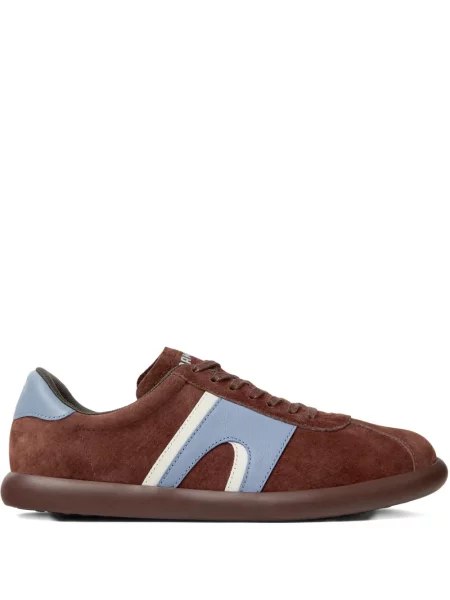 Sneakerși Camper cu șireturi din dantelă maro
