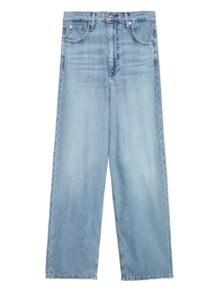 Blugi Rag & Bone cu 5 buzunare albastru