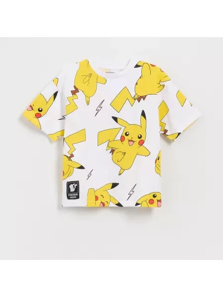 Reserved tričko Pokemon krémová