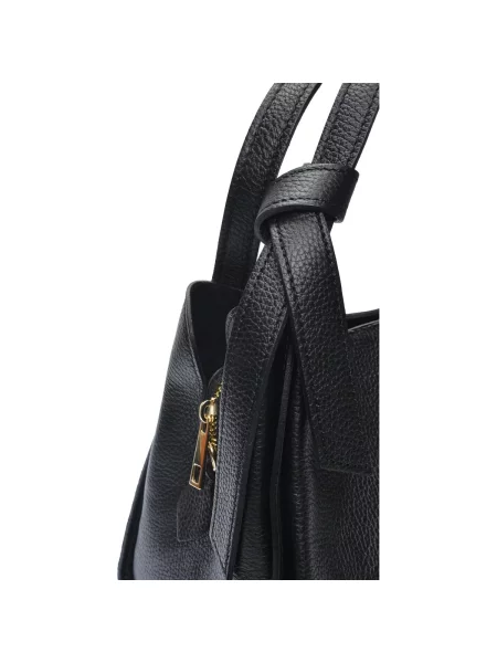 Geantă shopper Anna Luchini negru