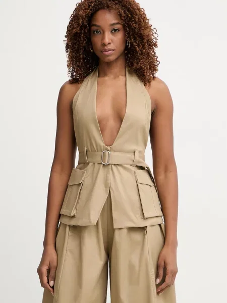 Haveone kamizelka z lyocellem beżowa