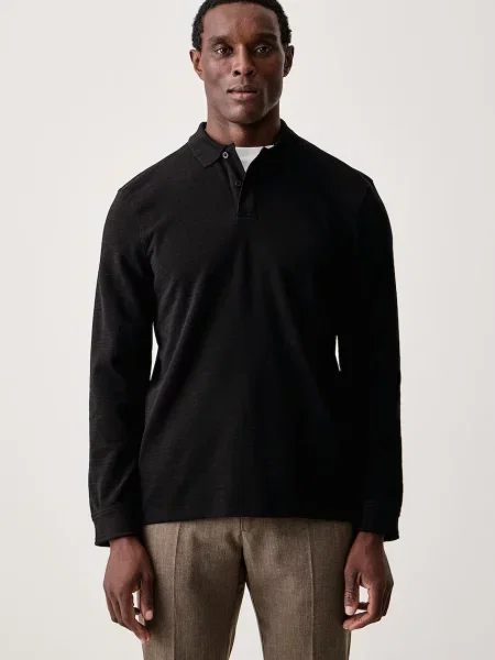 Tricou polo Guess negru