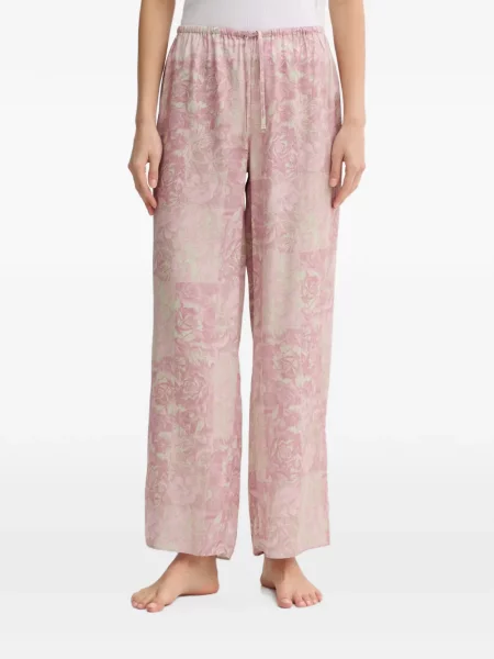 Pijamale Chantelle cu model floral cu imagine roz