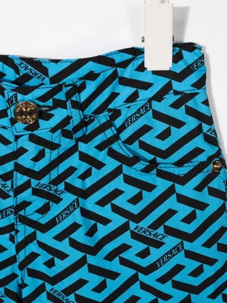 Szorty dziecięce Versace niebieskie