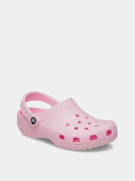 Классические сабо Crocs розовые