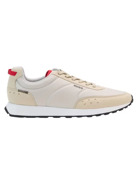 Sneakersy Boss beżowe
