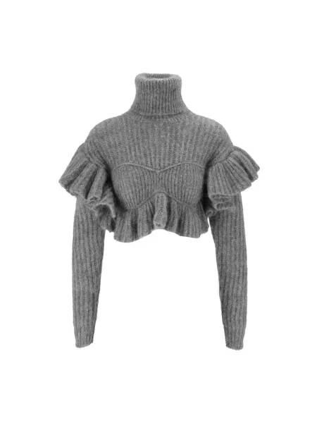 Sweter Elisabetta Franchi szary