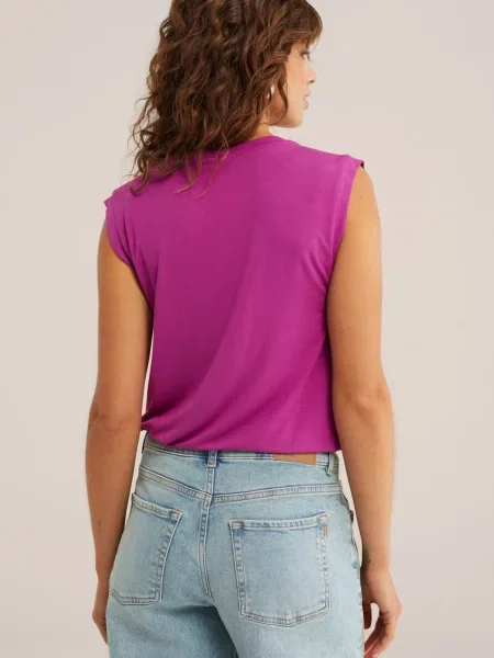 WE Fashion Top fuksija