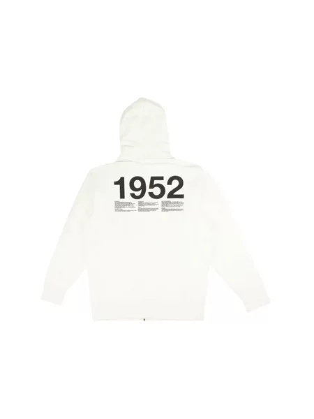 Bluza z kapturem Moncler z logo biała