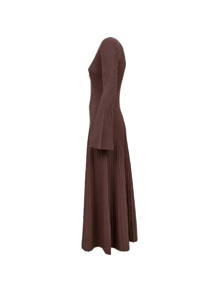Rochie midi Simkhai tricotate maro