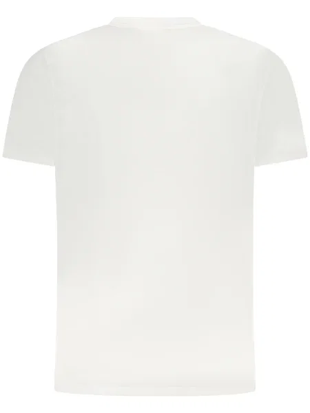 Tricou Cavalli Class scurt alb