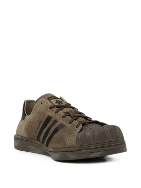 Tricou Adidas alergare din material terry cu imprimeu geometric alb