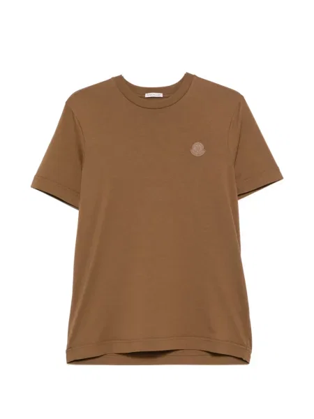 Tricou Moncler cu autograf maro