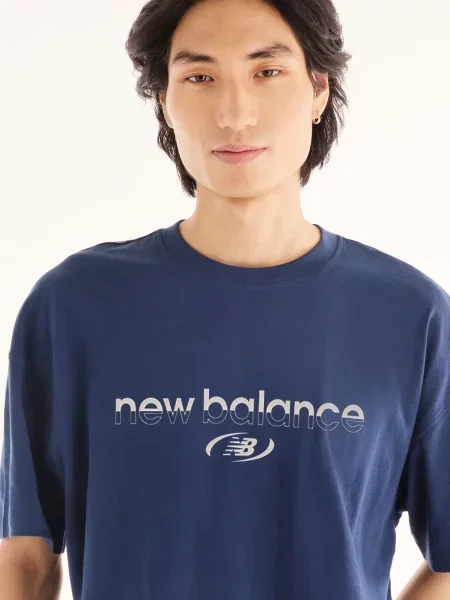 Футболка New Balance синя