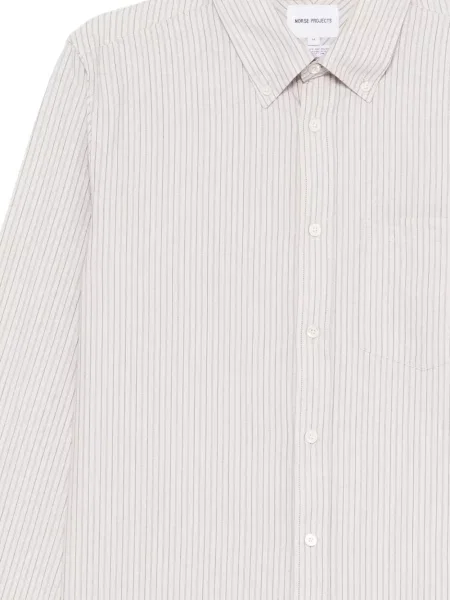 Cămașă Norse Projects din țesătură twill verde