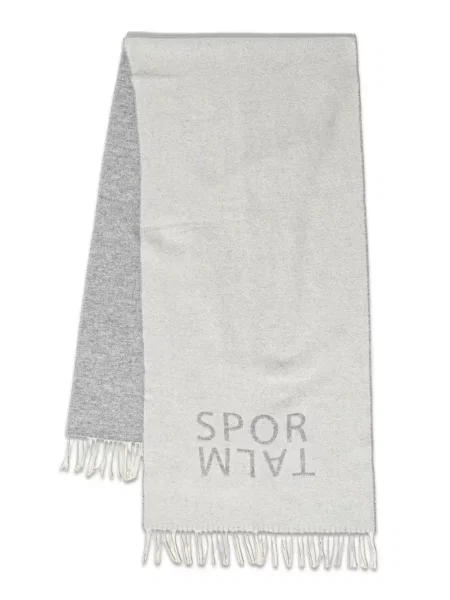Κασκόλ Sportalm με κρόσσια γκρι