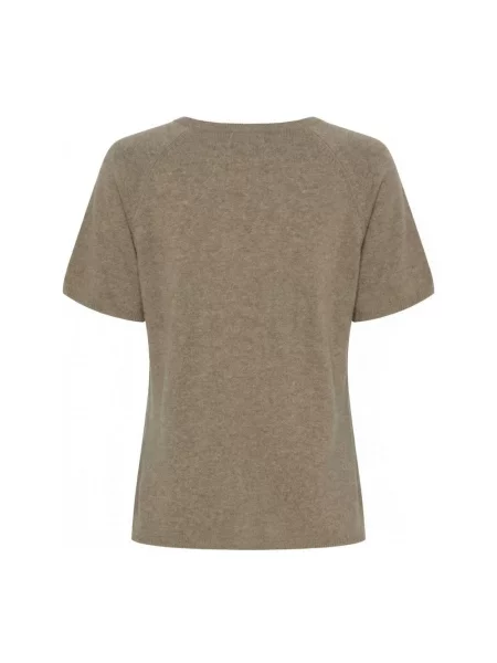 Sweter Btfcph wełniany szary