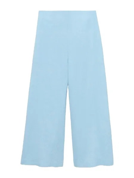 MANGO Nohavice LINOVISF svetlomodrá