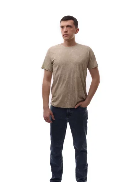 Футболка STREAM віскоза/поліестер бежевий