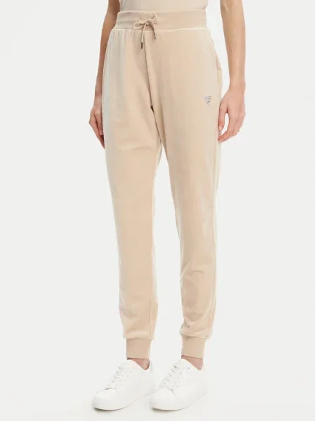 Guess Pantaloni trening bej