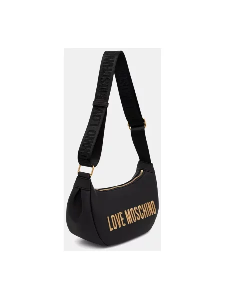 Love Moschino torebka crossbody z imitacji skóry czarna