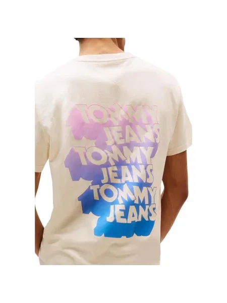 Tricou Tommy Hilfiger bej